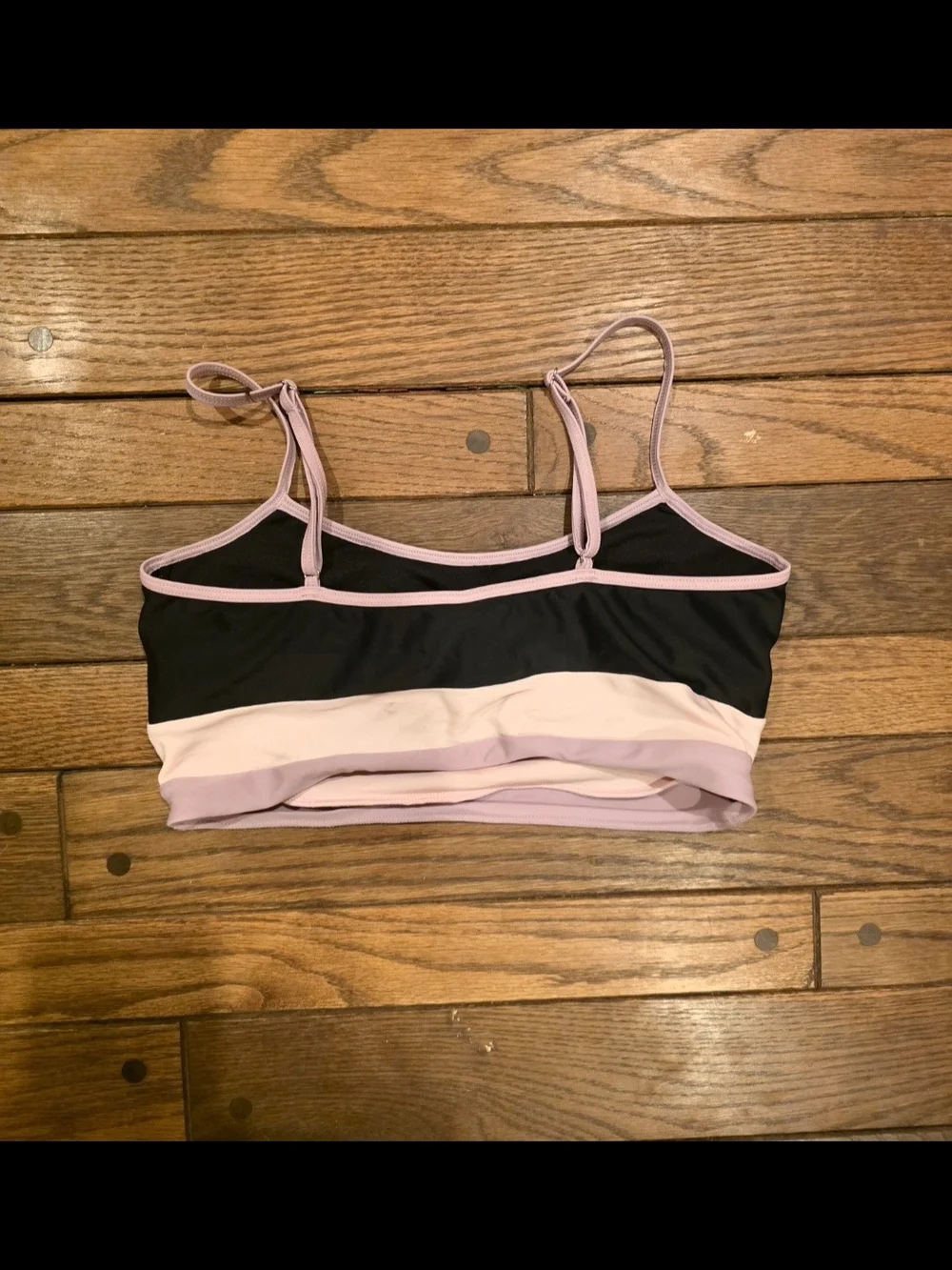 Black And Pink Tankini For Tweens